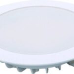 LUMINARIA DE EMPOTRAR ELED12DF 12W LUZ CALIDA MEGAMEX