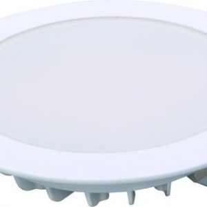 LUMINARIA DE EMPOTRAR ELED12DF 12W LUZ CALIDA MEGAMEX