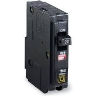 INTERRUPTOR TERMOMAGNETICO 1 POLO 20A SQUARE D