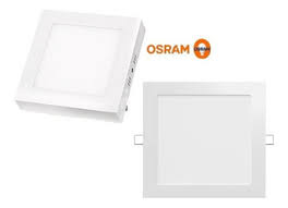LUMINARIA DUAL CUADRADO LED 15W LUZ FRIA OSRAM