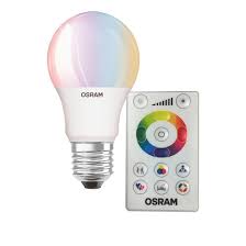 LAMPARA LED RGB CON CONTROL REMOTO 7.5W OSRAM