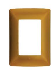 PLACA DE 3 MODULOS DE RESINA CON CHASIS QZ4803M3XOC COFRE MX BTICINO