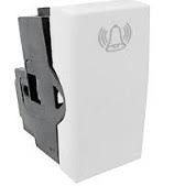 PULSADOR COLOR BLANCO LINEA CIEN LEVITON