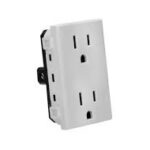 CONTACTO DUPLEX POLARIZADO COLOR BLANCO QZ5115D MX BTICINO