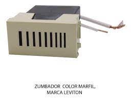 ZUMBADOR COLOR MARFIL LINEA CIEN LEVITON